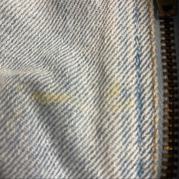 LEVI STRAUSS & CO. VINTAGE Light Washed Jeans 16551-0234 Size 10, USA Made 09/93 - Picture 10 of 13